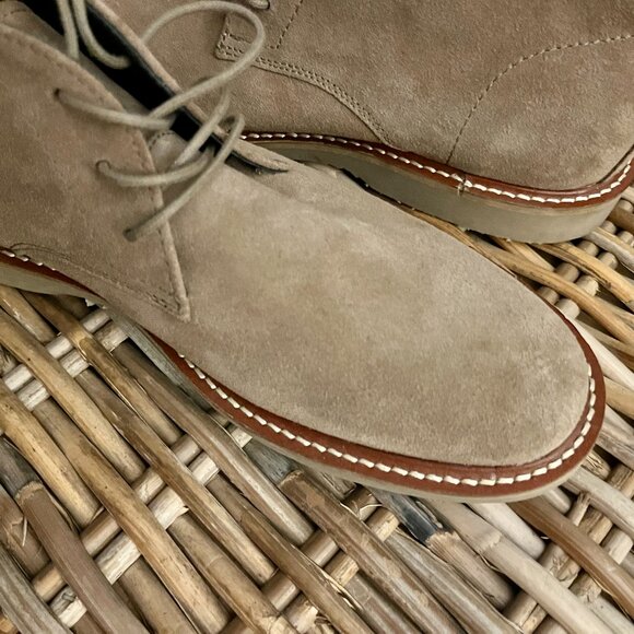 Nordstrom Chukka Boot Tan Sand  SUEDE 7M - Picture 7 of 9